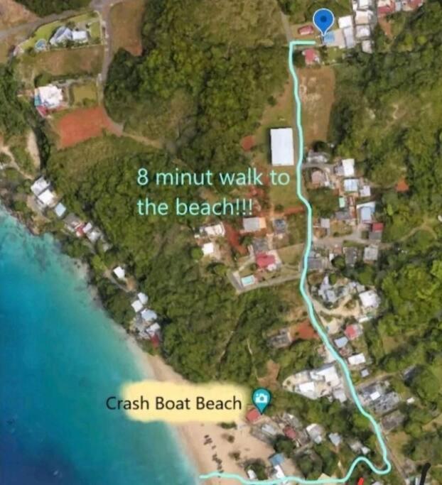 Casita 8 Minutes From Crashboat Beach Агуадилья Экстерьер фото
